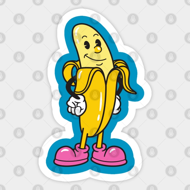 Banana Lover Sticker by Hunter_c4 "Click here to uncover more designs"